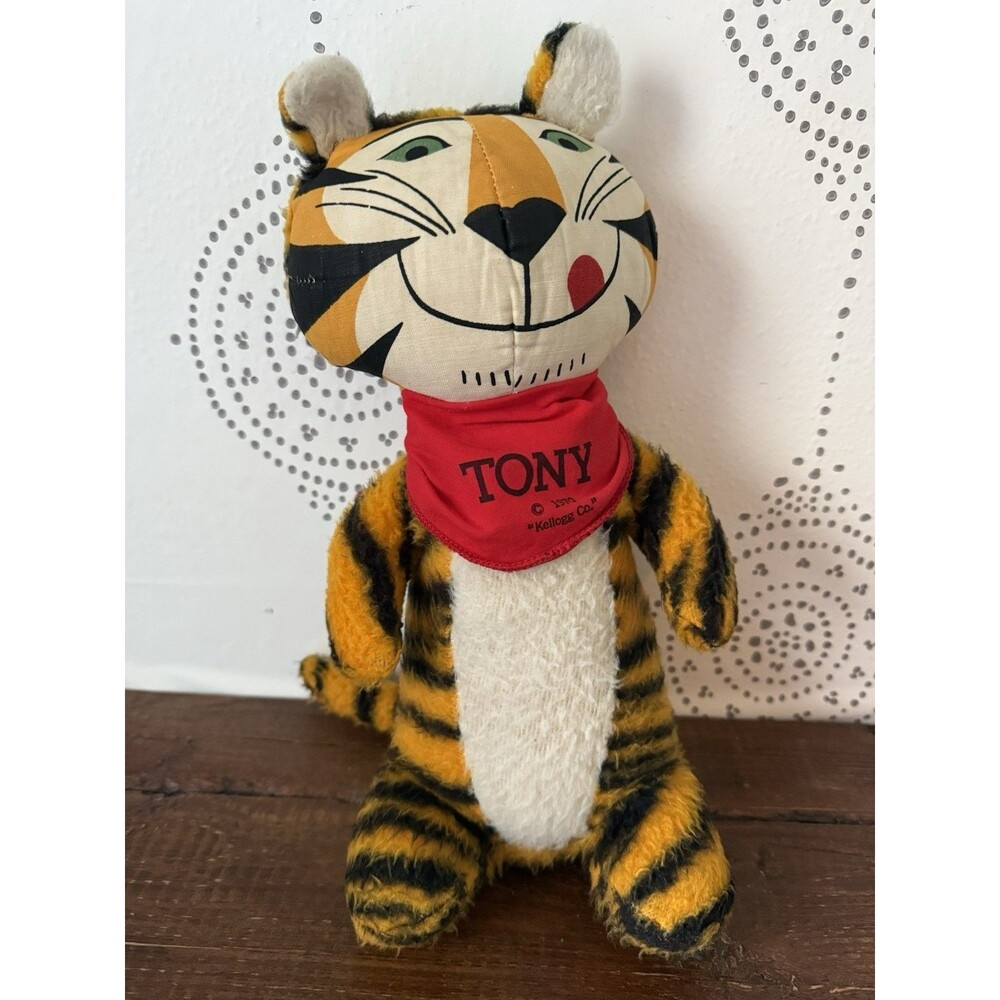Vintage 1970 15 Inch Tony The Tiger Plush Playmate Toy